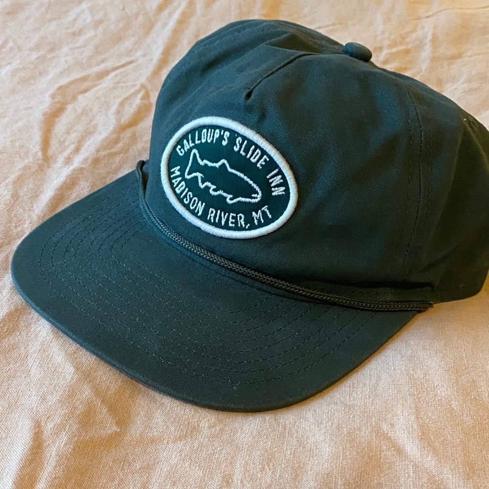Dark Green Canvas Cap